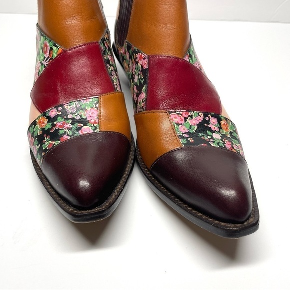 Coach Patchwork Bandit Leather Booties - Picture 5 of 8